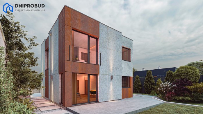 Проект дома DB 46 - 2 Двухэтажные дома в Украине