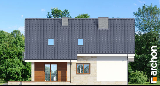 Проект дома Дом в айдаредах вер.2 - 6 С мансардным этажом дома в Украине