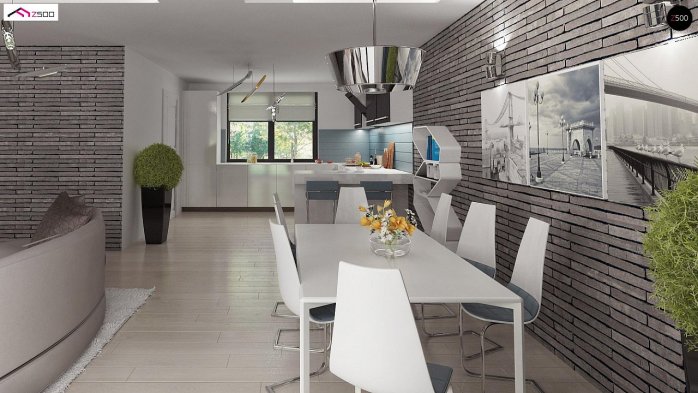 Проєкт будинку U349 - Одноповерхові дома в Україні