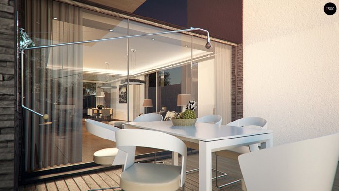 Проєкт будинку Ux123 - Двоповерхові дома в Україні