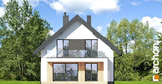 Проект дома Дом в арлетах - 6 С мансардным этажом дома в Украине