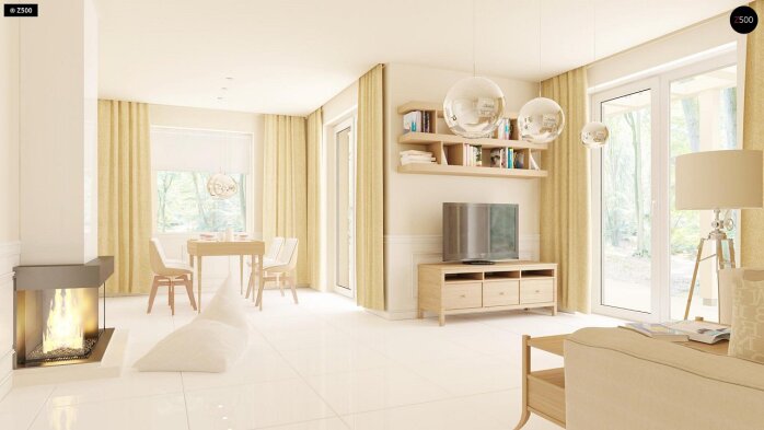 Проєкт будинку U136 GP - Одноповерхові дома в Україні