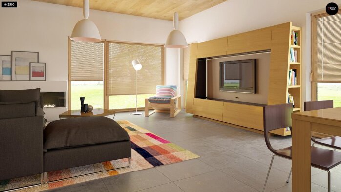 Проєкт будинку Ux54 - Двоповерхові дома в Україні