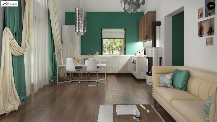 Проєкт будинку U139 v2 - Одноповерхові дома в Україні