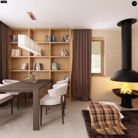 Проєкт будинку U1 - З мансардним поверхом дома в Україні