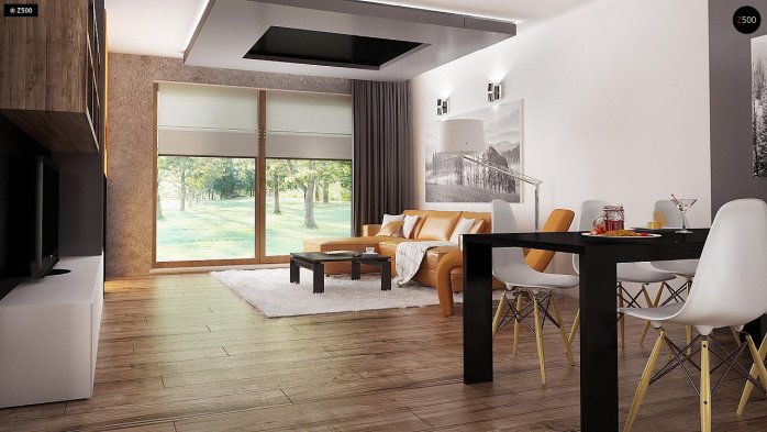 Проект дома U41 GP - 3 Одноэтажные дома в Украине