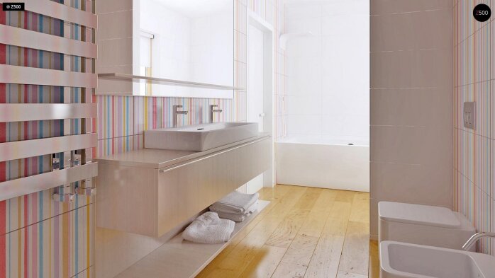 Проєкт будинку Ux54 - Двоповерхові дома в Україні