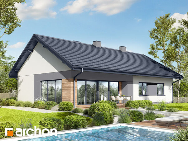 Проект дома Дом в сурфиниях 2 - 2 Одноэтажные дома в Украине