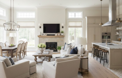 Американський стиль в інтер’єрі: втілення комфорту, свободи та сімейних традицій