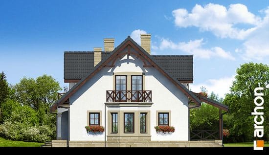 Проект дома Дом в тамарисках 4 (Г2) вер.2 - 4 С мансардным этажом дома в Украине
