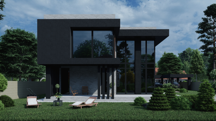 Проєкт будинку DBT 430 - Двоповерхові дома в Україні