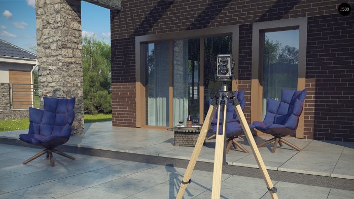 Проєкт будинку Ux109 - Двоповерхові дома в Україні