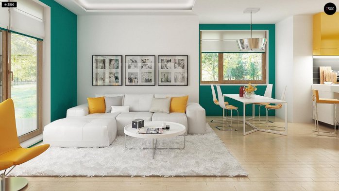 Проєкт будинку U162 GLv2 - З мансардним поверхом дома в Україні