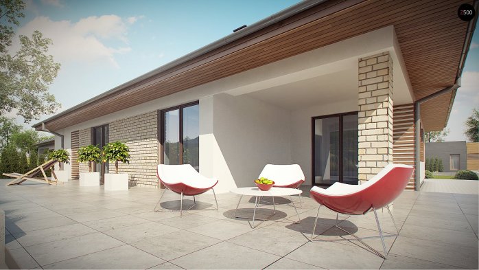 Проєкт будинку U301 - Одноповерхові дома в Україні