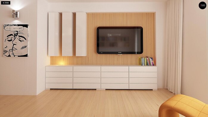 Проект дома U69 - 5 Одноэтажные дома в Украине