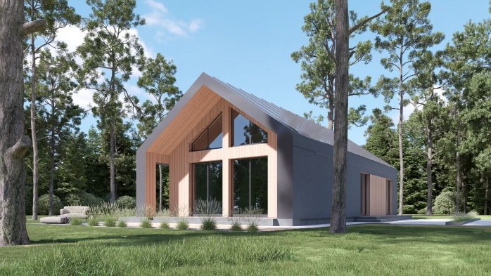 Проєкт будинку U578 - Одноповерхові дома в Україні
