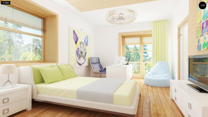 Проект дома Ux12 k - 10 Двухэтажные дома в Украине