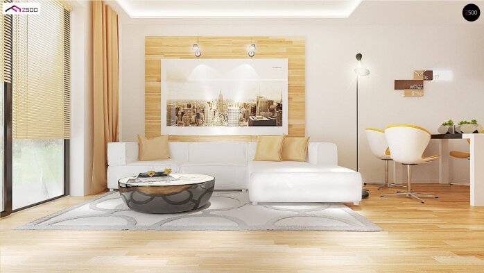 Проєкт будинку U98 L GP - З мансардним поверхом дома в Україні