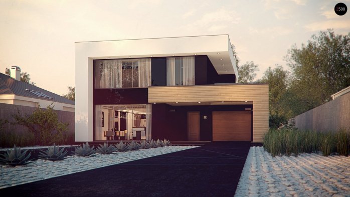 Проєкт будинку Ux123 - Двоповерхові дома в Україні