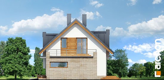 Проект дома Дом в амариллисах вер.2 - 4 С мансардным этажом дома в Украине