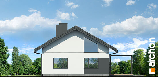 Проект дома Дом в сирени 12 - 6 С мансардным этажом дома в Украине