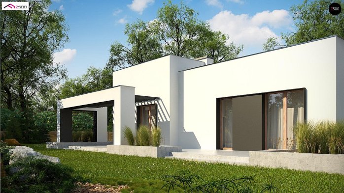 Проєкт будинку Ux132 - Одноповерхові дома в Україні