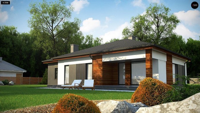 Проект дома U375 - 6 Одноэтажные дома в Украине