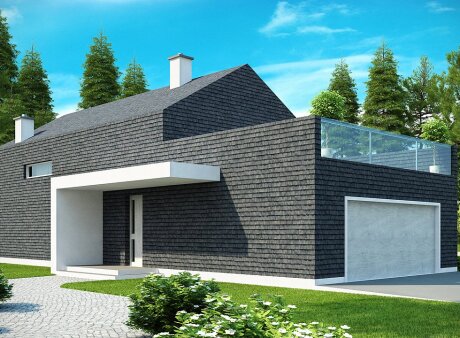 Проєкт будинку Ux40