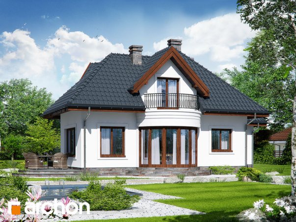 Проект дома Дом в бересклете вер.2 - 2 С мансардным этажом дома в Украине