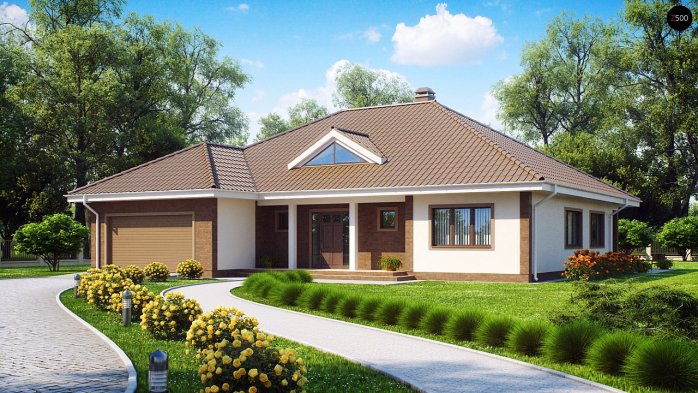 Проєкт будинку U26 - Одноповерхові дома в Україні