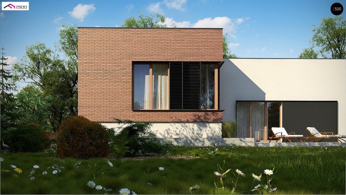 Проєкт будинку Ux132 - Одноповерхові дома в Україні