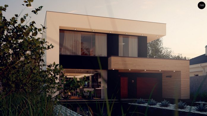 Проєкт будинку Ux123 GP2 - Двоповерхові дома в Україні