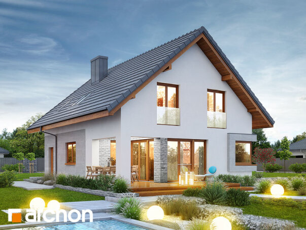 Проєкт будинку Будинок в ізопірумі 2 - З мансардним поверхом дома в Україні