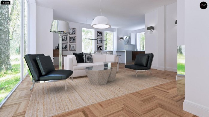 Проект дома U226 - 4 С мансардным этажом дома в Украине