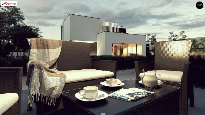 Проєкт будинку Ux204 - Двоповерхові дома в Україні