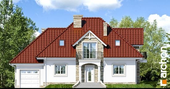 Проект дома Дом в каллах вер.2 - 3 С мансардным этажом дома в Украине