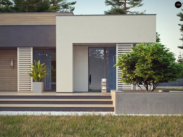 Проєкт будинку Ux65 + - Одноповерхові дома в Україні