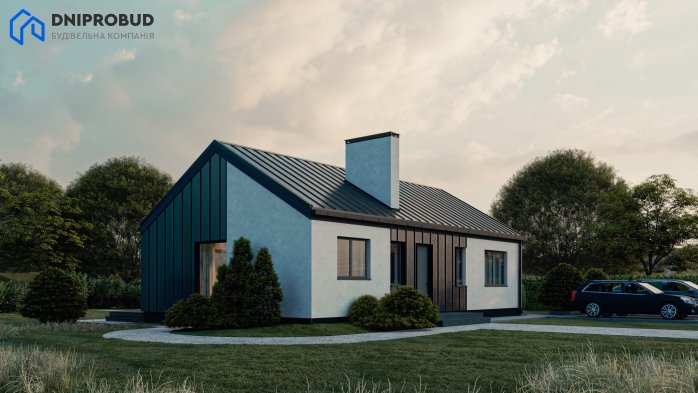 Проєкт будинку DB 32 - Одноповерхові дома в Україні