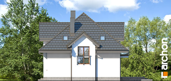 Проект дома Дом в сливах 2 - 5 С мансардным этажом дома в Украине