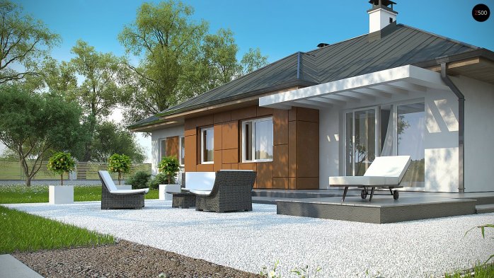Проєкт будинку U307 - Одноповерхові дома в Україні