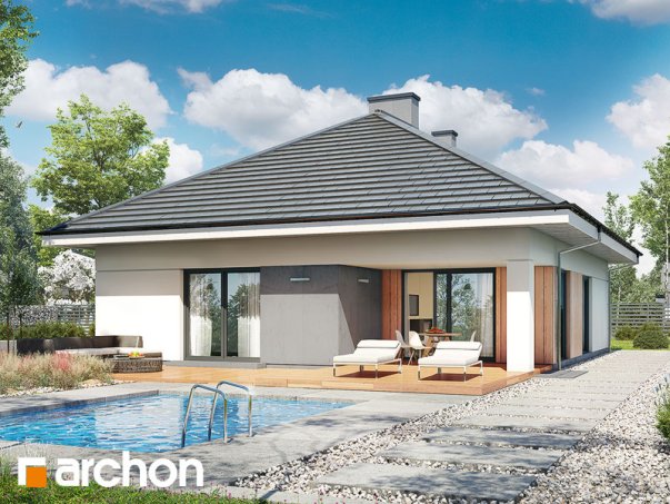 Проект дома Дом в хакетиях 3 - 2 Одноэтажные дома в Украине