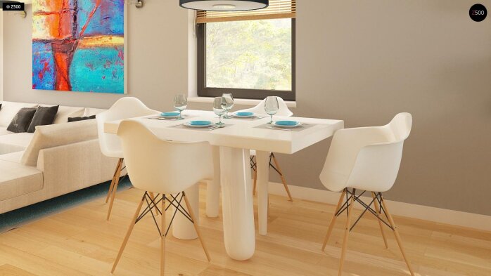 Проект дома U24 k - 5 Одноэтажные дома в Украине