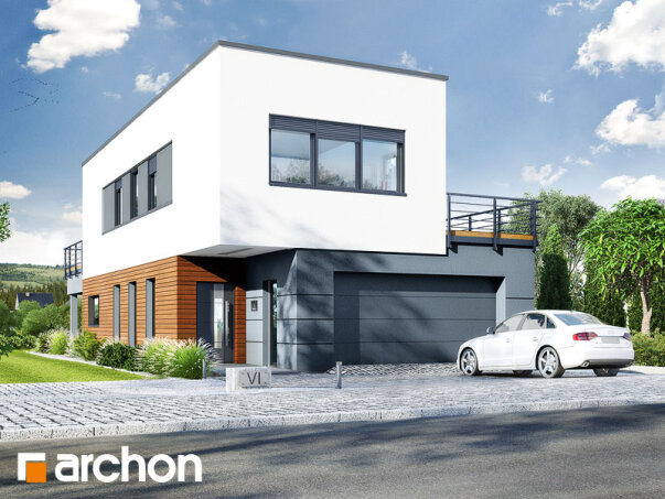 Проєкт будинку Будинок в топінамбурах (Г2А) - Двоповерхові дома в Україні