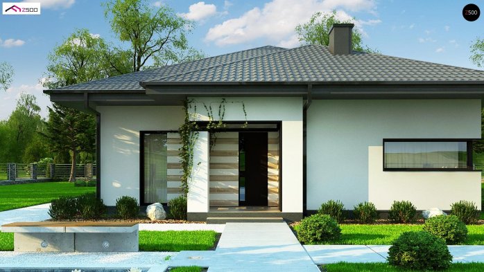Проєкт будинку U383 - Одноповерхові дома в Україні