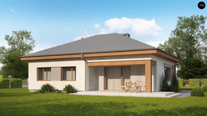 Проект дома U273 a - 2 Одноэтажные дома в Украине