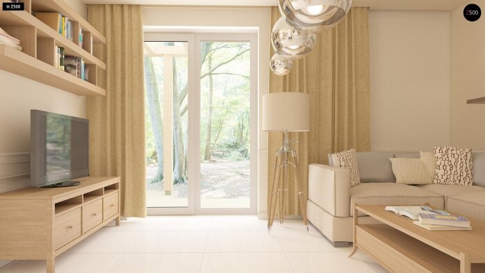 Проєкт будинку U136 - Одноповерхові дома в Україні