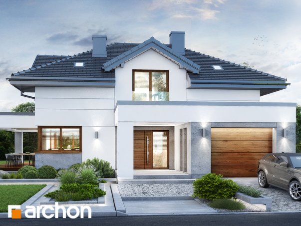 Проект дома Вилла Миранда 14 (Г) - 2 С мансардным этажом дома в Украине