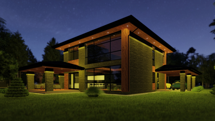 Проєкт будинку DBT 204 - Двоповерхові дома в Україні