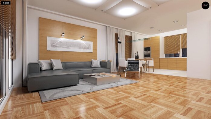 Проєкт будинку U191 - Одноповерхові дома в Україні