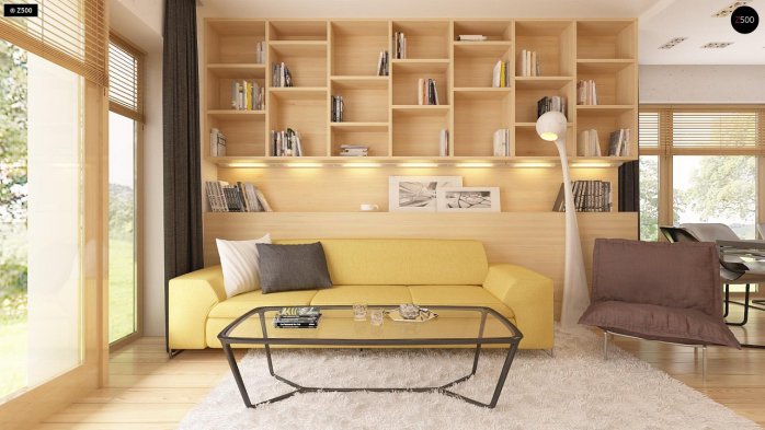 Проект дома U200 k - 4 Одноэтажные дома в Украине